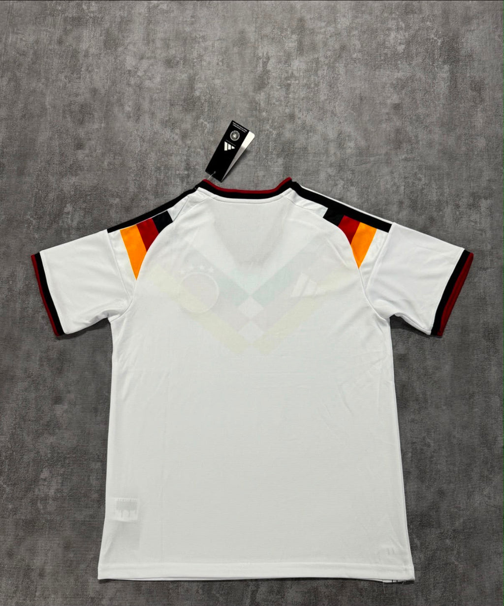 Germany Retro Jersey – 1994 Inspired – White, Black, Red & Gold