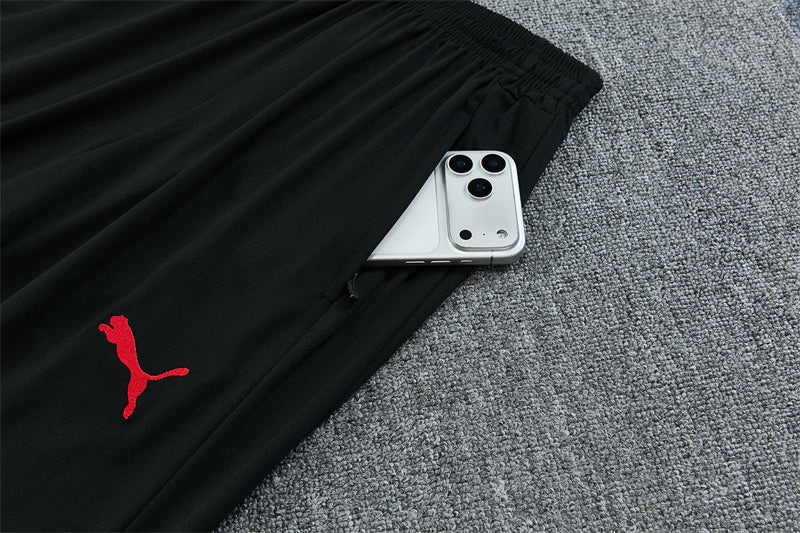 Survêtement AC Milan pantalon noir détail poche