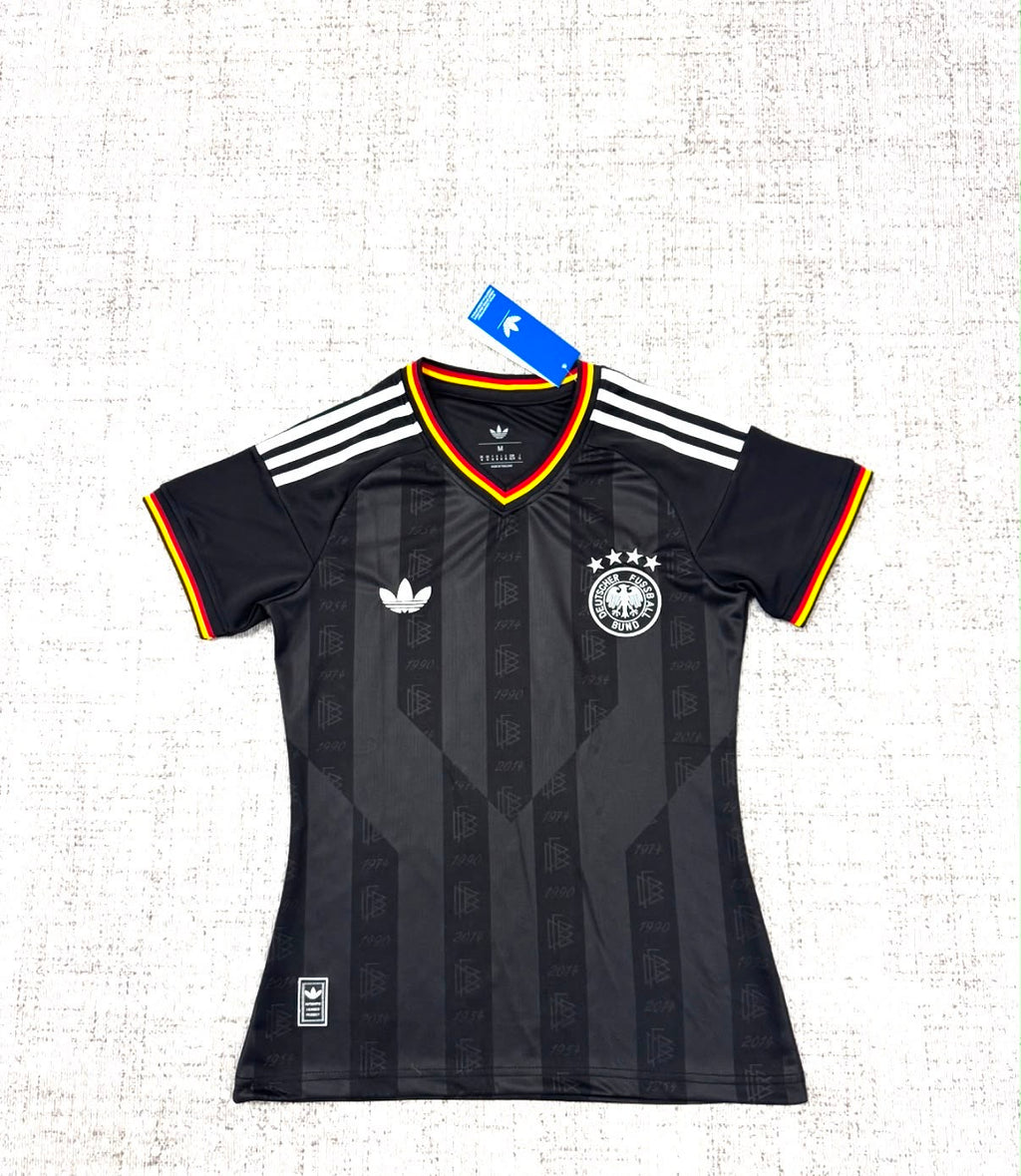 Maillot Allemagne édition spéciale héritage noir adulte vue de face