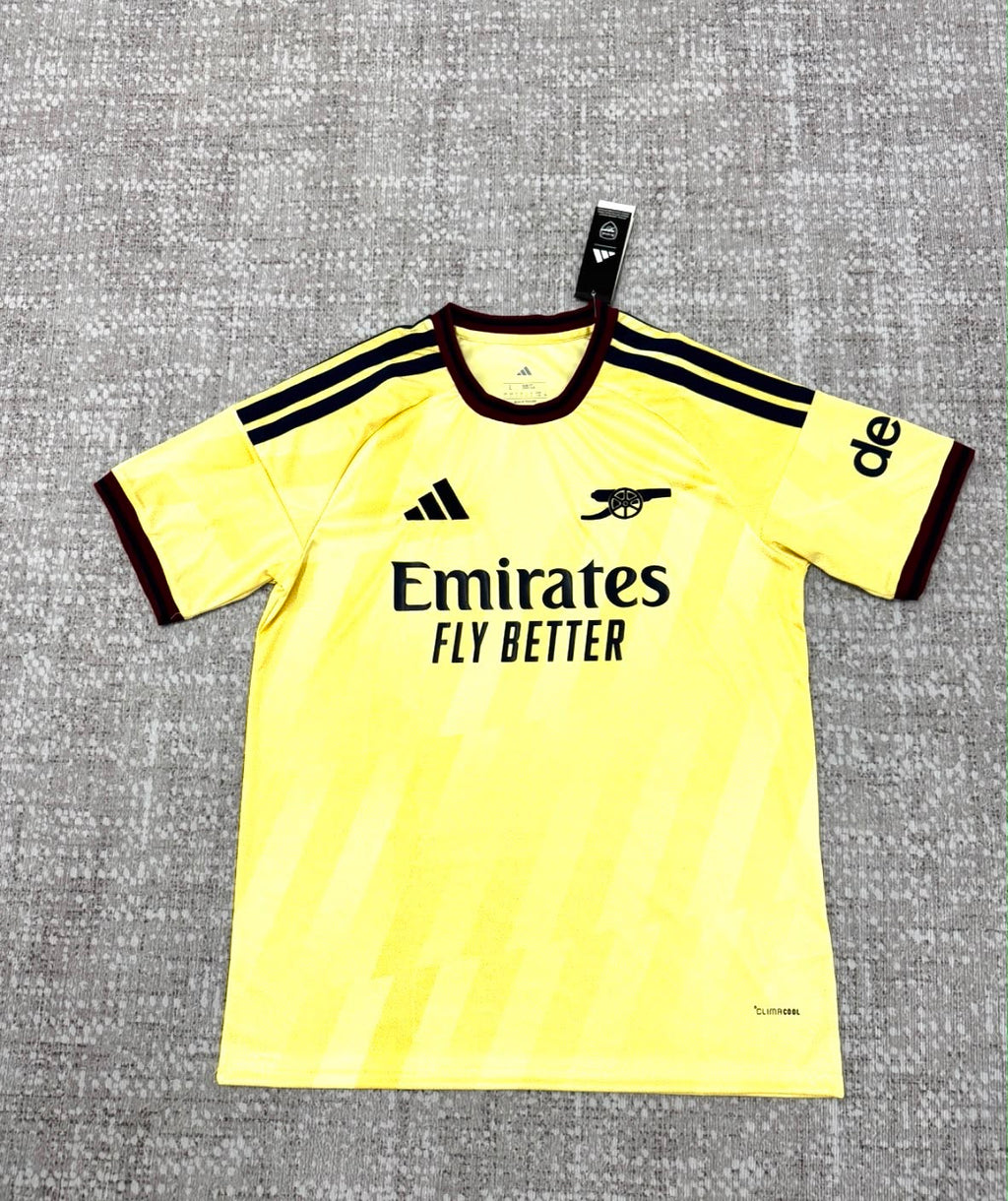 Arsenal maillot Third 2026/27 jaune vue avant