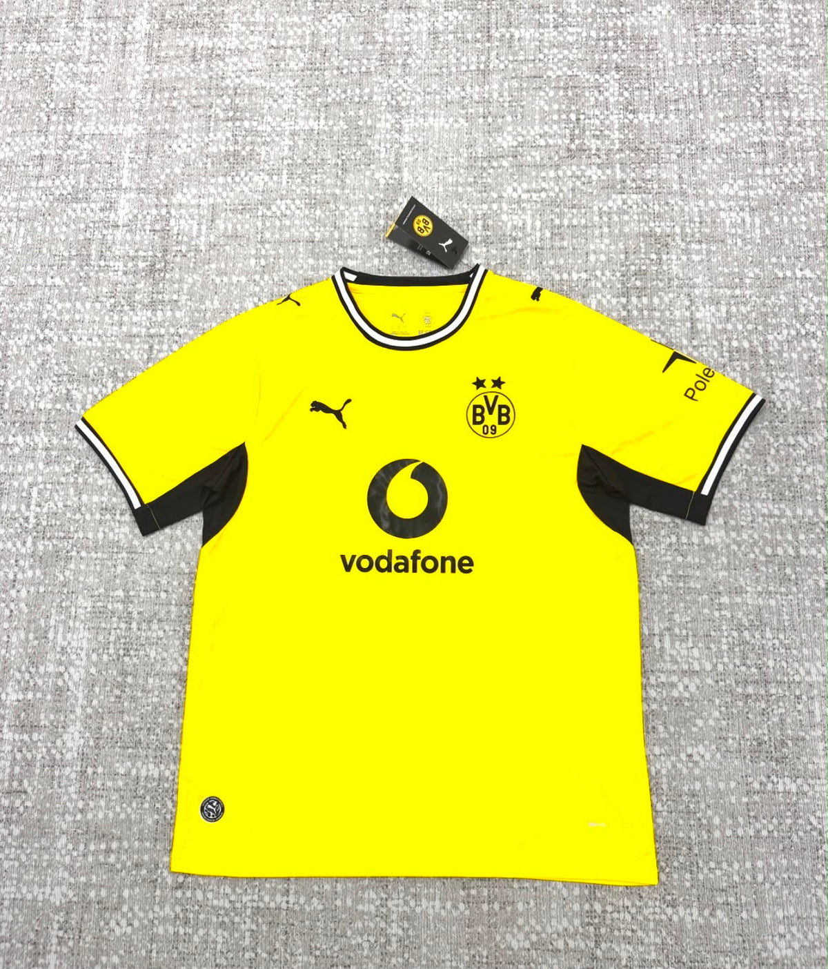 Maillot domicile Borussia Dortmund 2026/27 jaune vue de face
