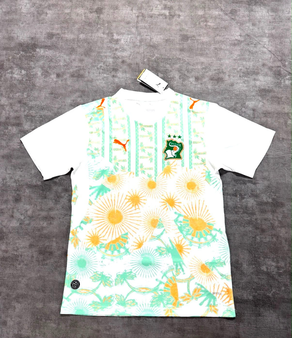 Maillot extérieur Côte d'Ivoire 2026 vue de face
