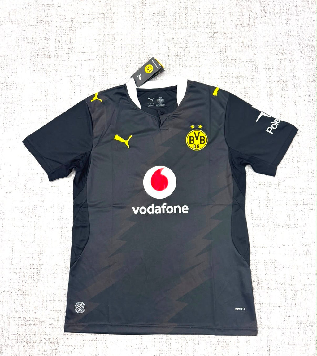 Maillot extérieur Borussia Dortmund 2026/27 noir et jaune - face