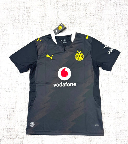 Maillot extérieur Borussia Dortmund 2026/27 noir et jaune - face