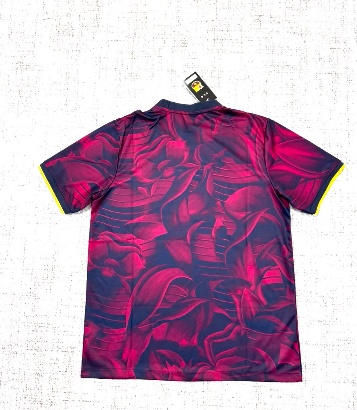 Maillot FC Barcelona édition spéciale floral bordeaux vue de dos