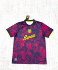 Maillot FC Barcelona édition spéciale floral bordeaux vue de face