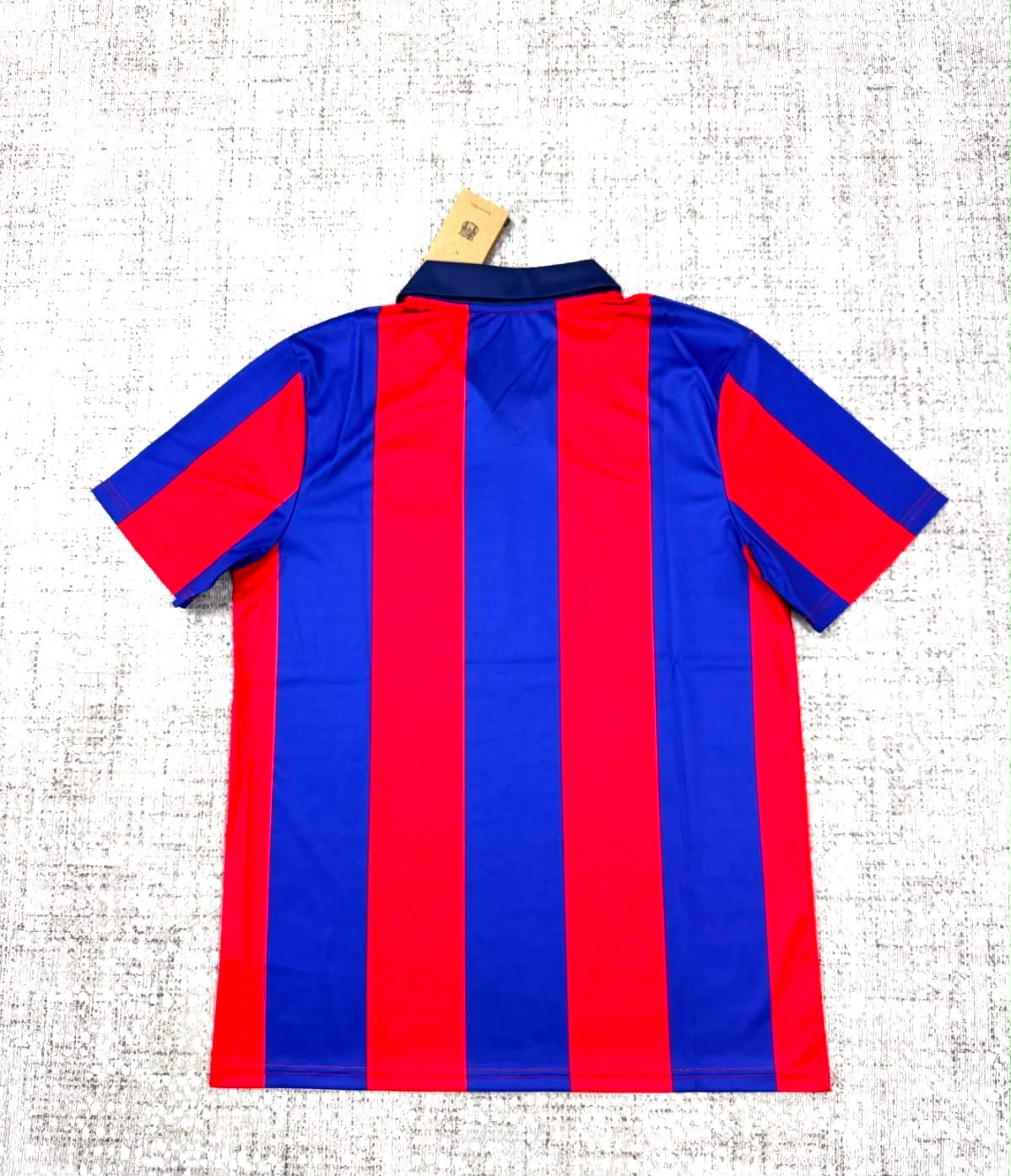 Maillot FC Barcelona rétro blaugrana vue de dos