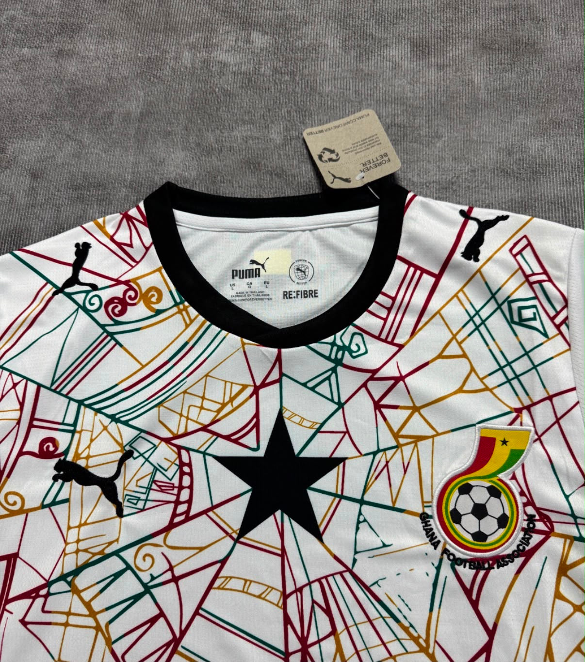 Maillot domicile Ghana 2026 - détail