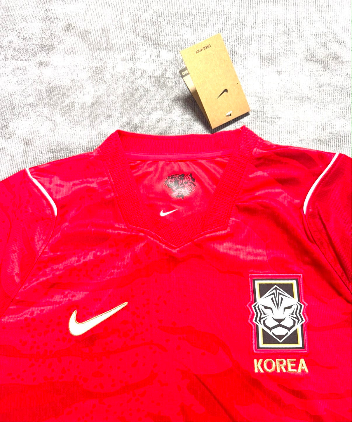 Maillot domicile Corée du Sud 2026 détail