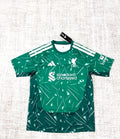 Maillot gardien Liverpool 2026/27 vert vue de face