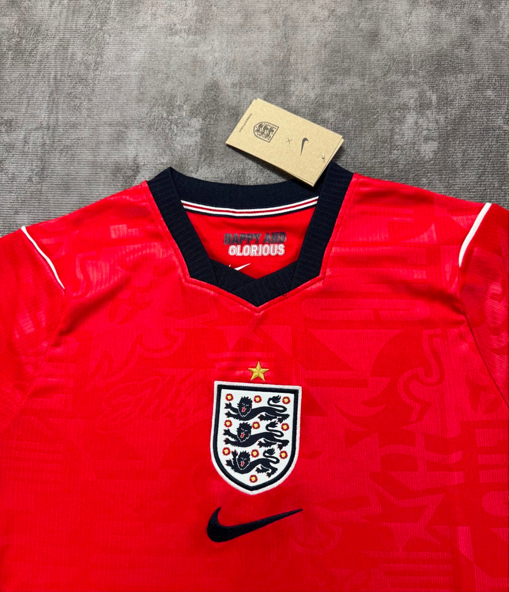 Maillot Angleterre rouge - détail écusson
