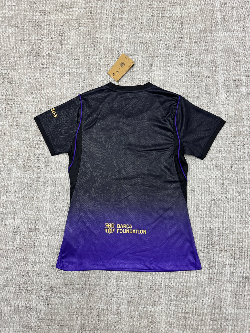 Maillot FC Barcelone noir et violet - vue de dos