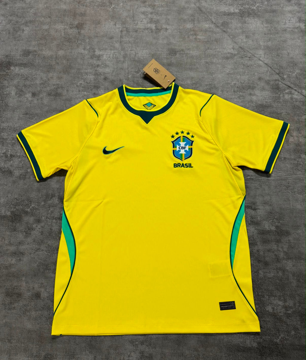 Maillot Brésil jaune - face