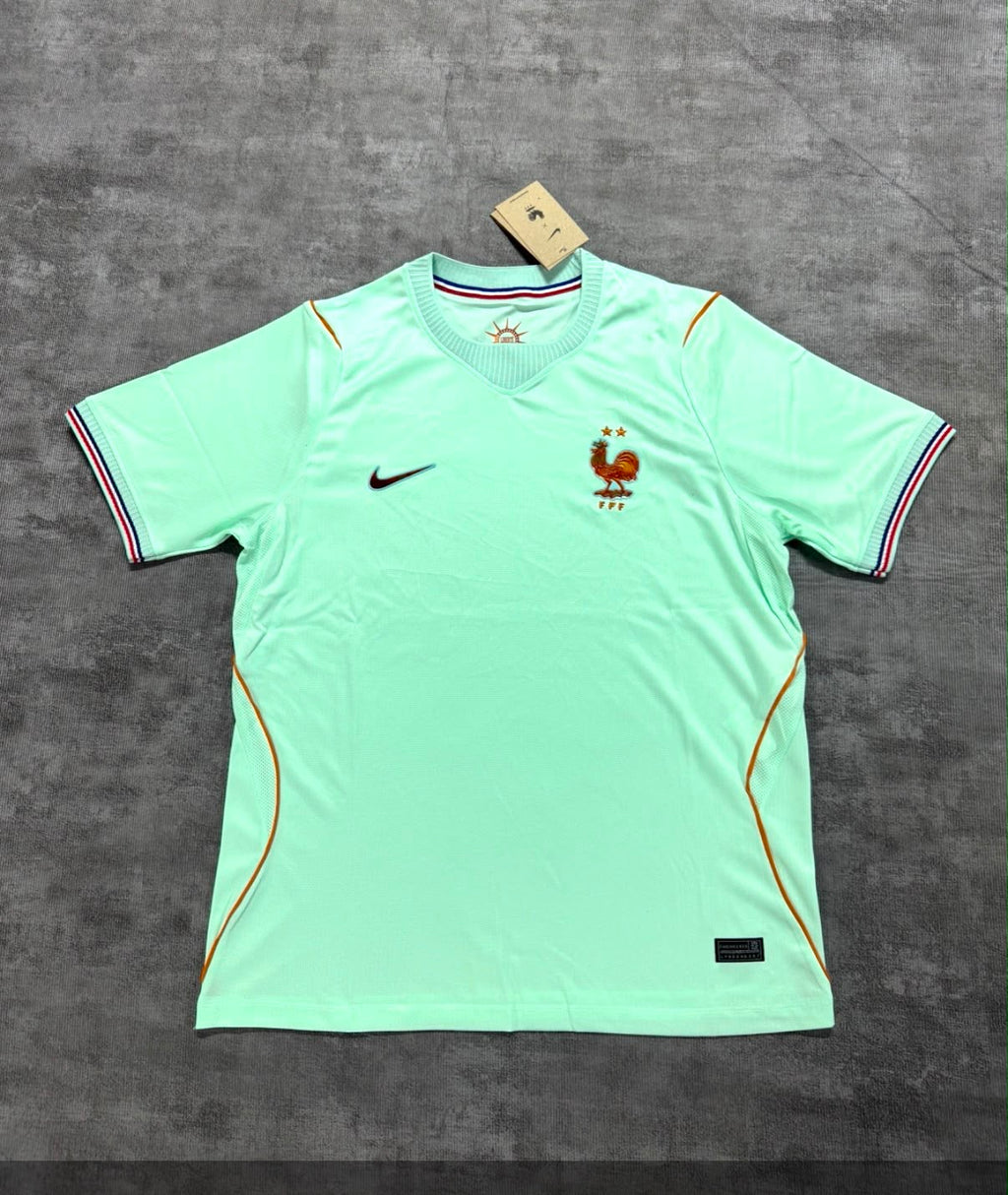 Maillot France vert menthe - face
