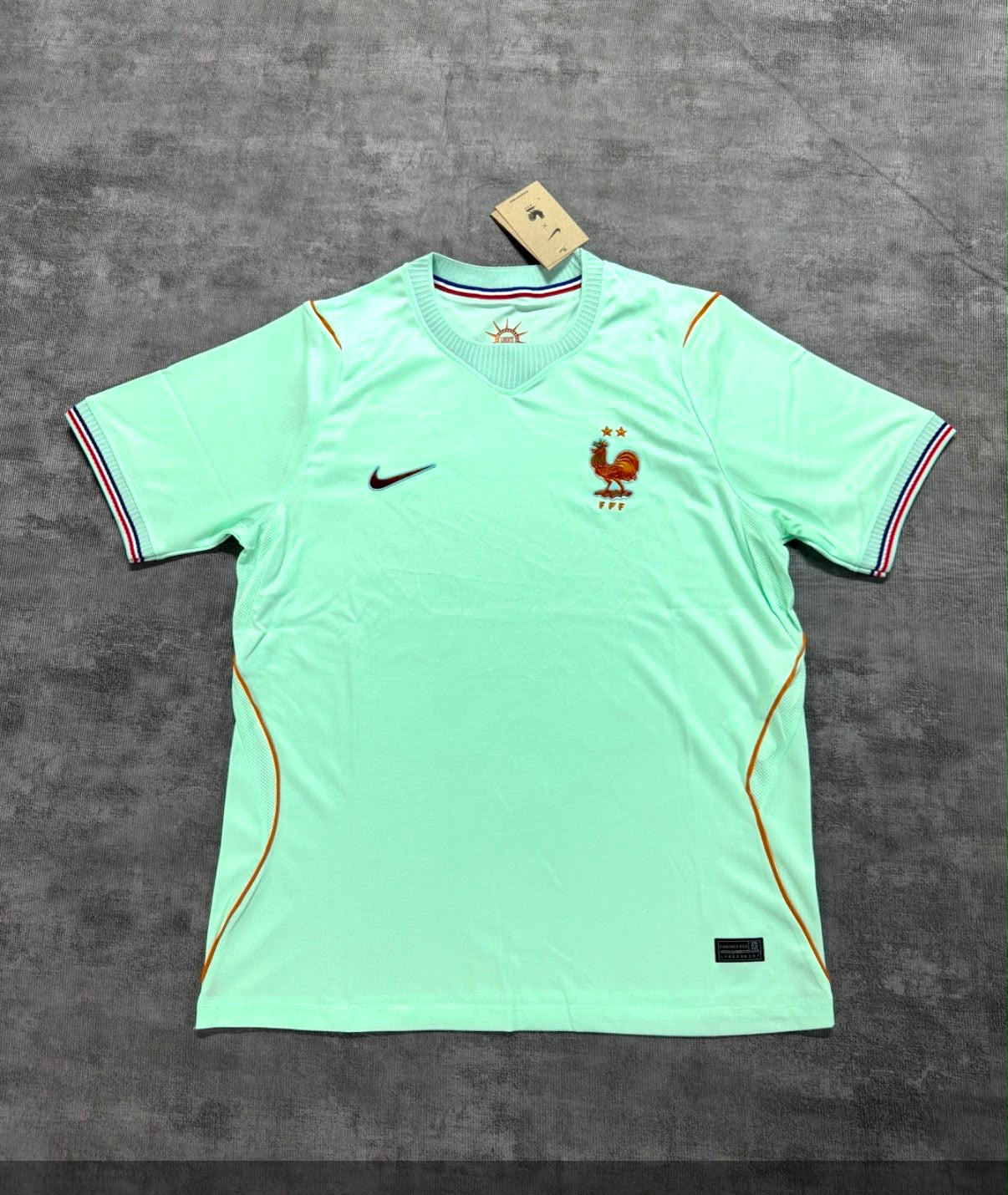 Maillot France vert menthe - face