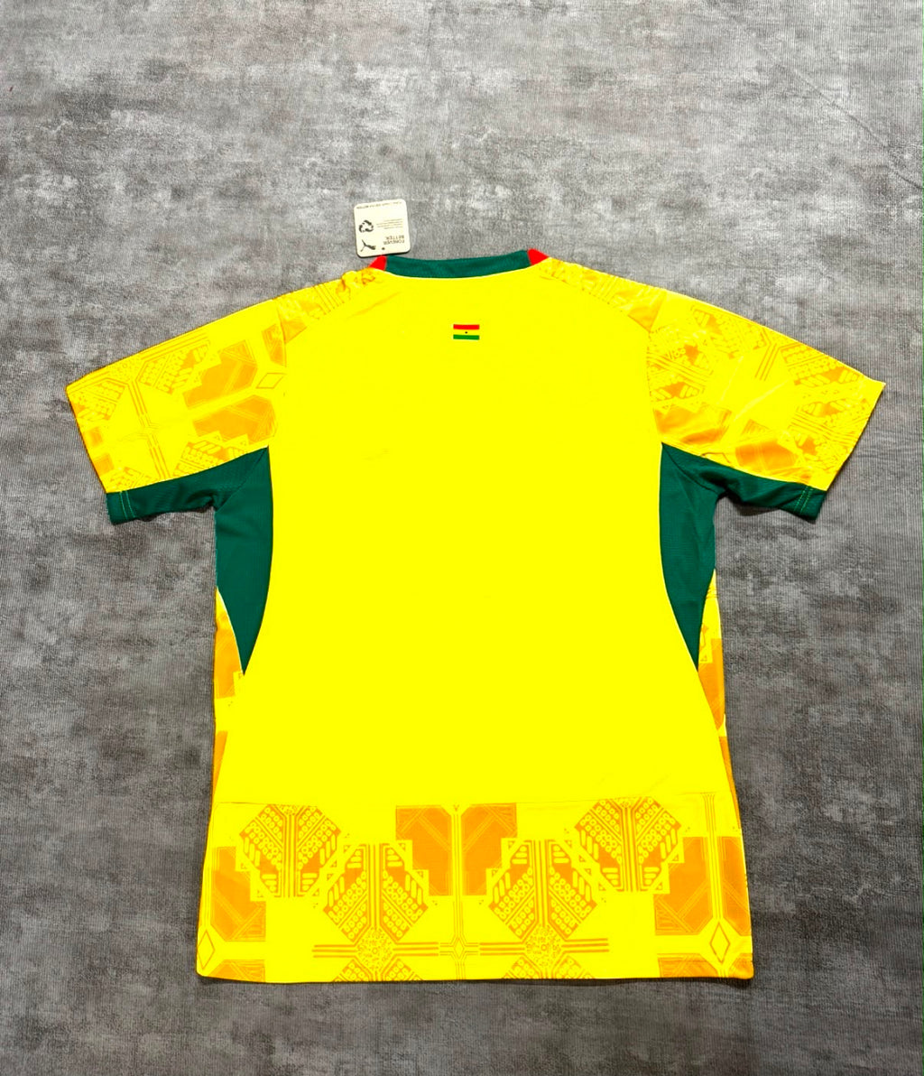 Maillot Ghana jaune - dos