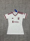 Maillot Liverpool blanc et bordeaux - vue de face