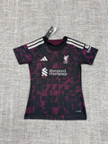 Maillot Liverpool noir et bordeaux - vue de face