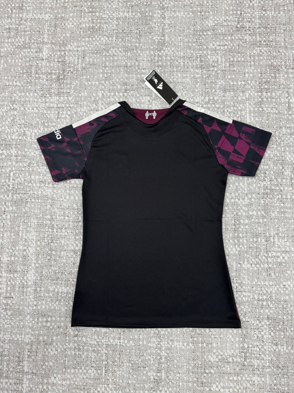 Maillot Liverpool noir et bordeaux - vue de dos