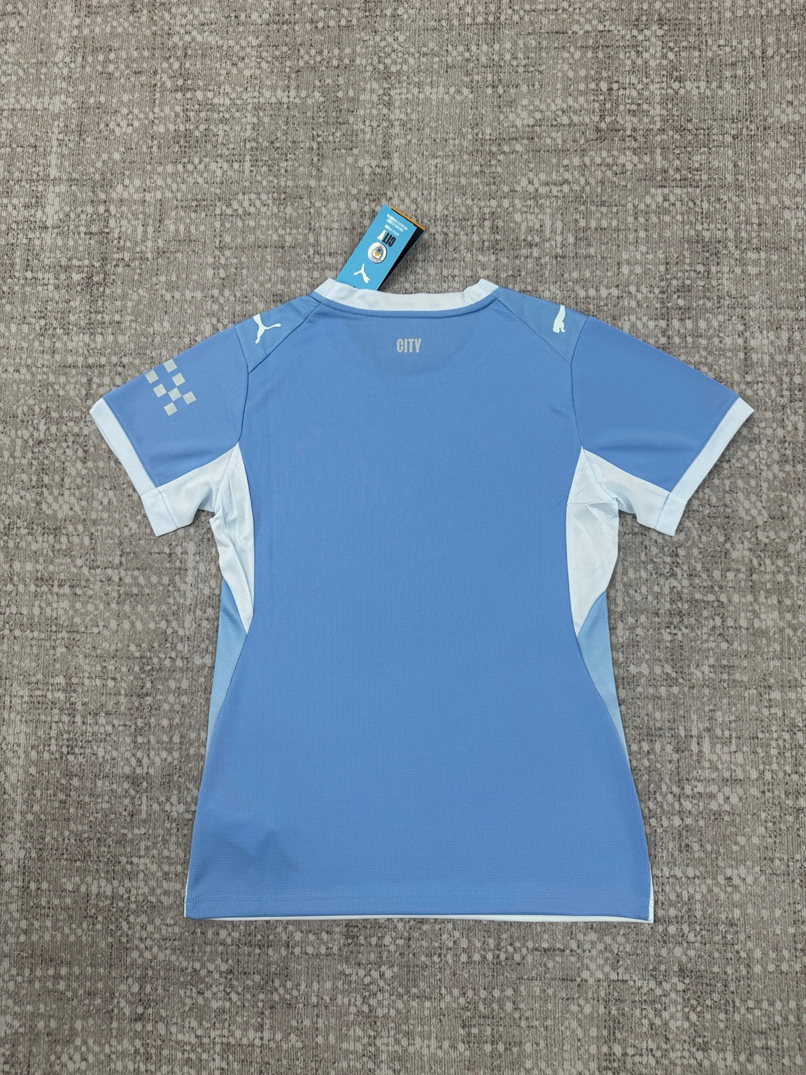 Maillot Manchester City bleu ciel - vue de dos