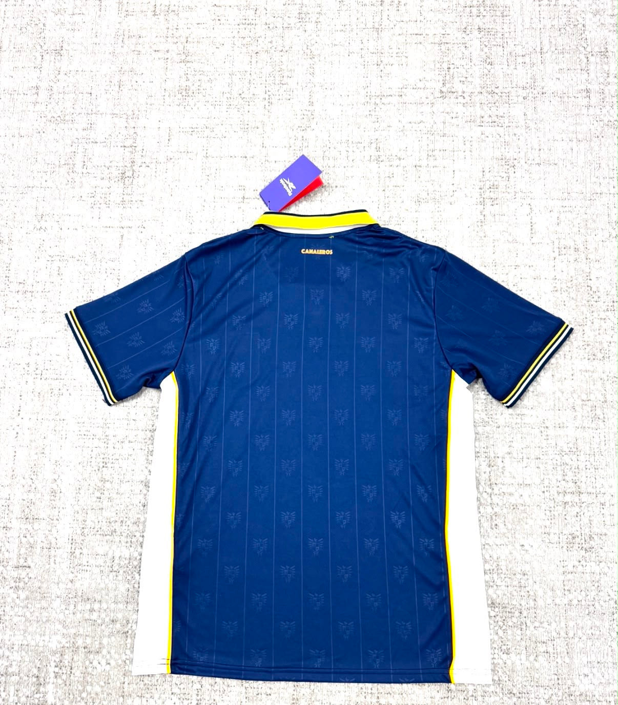 Panama maillot bleu édition rétro vue de dos