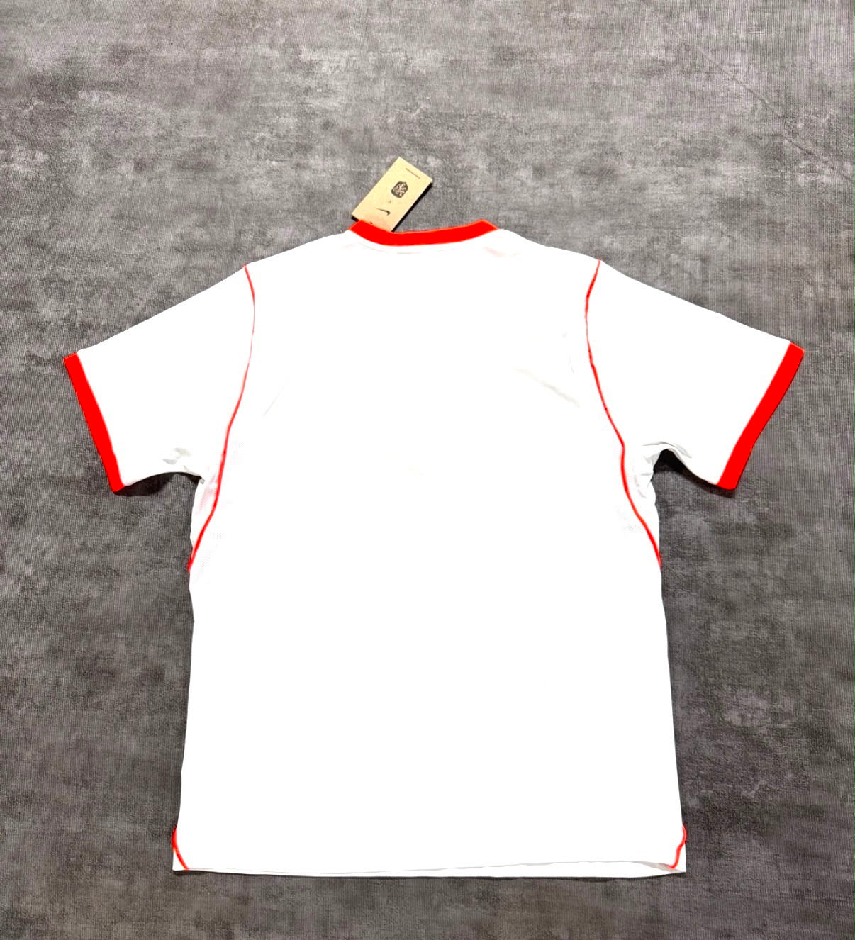 Maillot extérieur Pays-Bas 2026 blanc et orange - dos