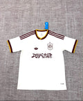 Maillot extérieur Espagne Coupe du Monde 2026 blanc cassé bordeaux vue de face