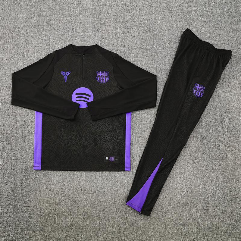 Survêtement FC Barcelone noir et violet - ensemble complet