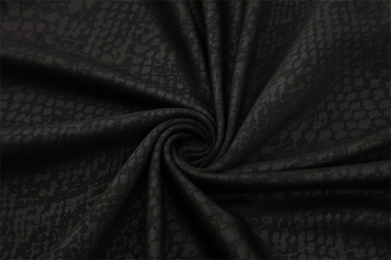 Détail tissu survêtement FC Barcelone noir