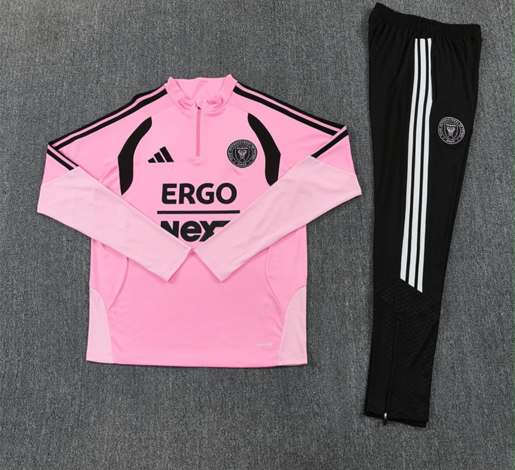 Survêtement Inter Miami rose et noir - vue de face