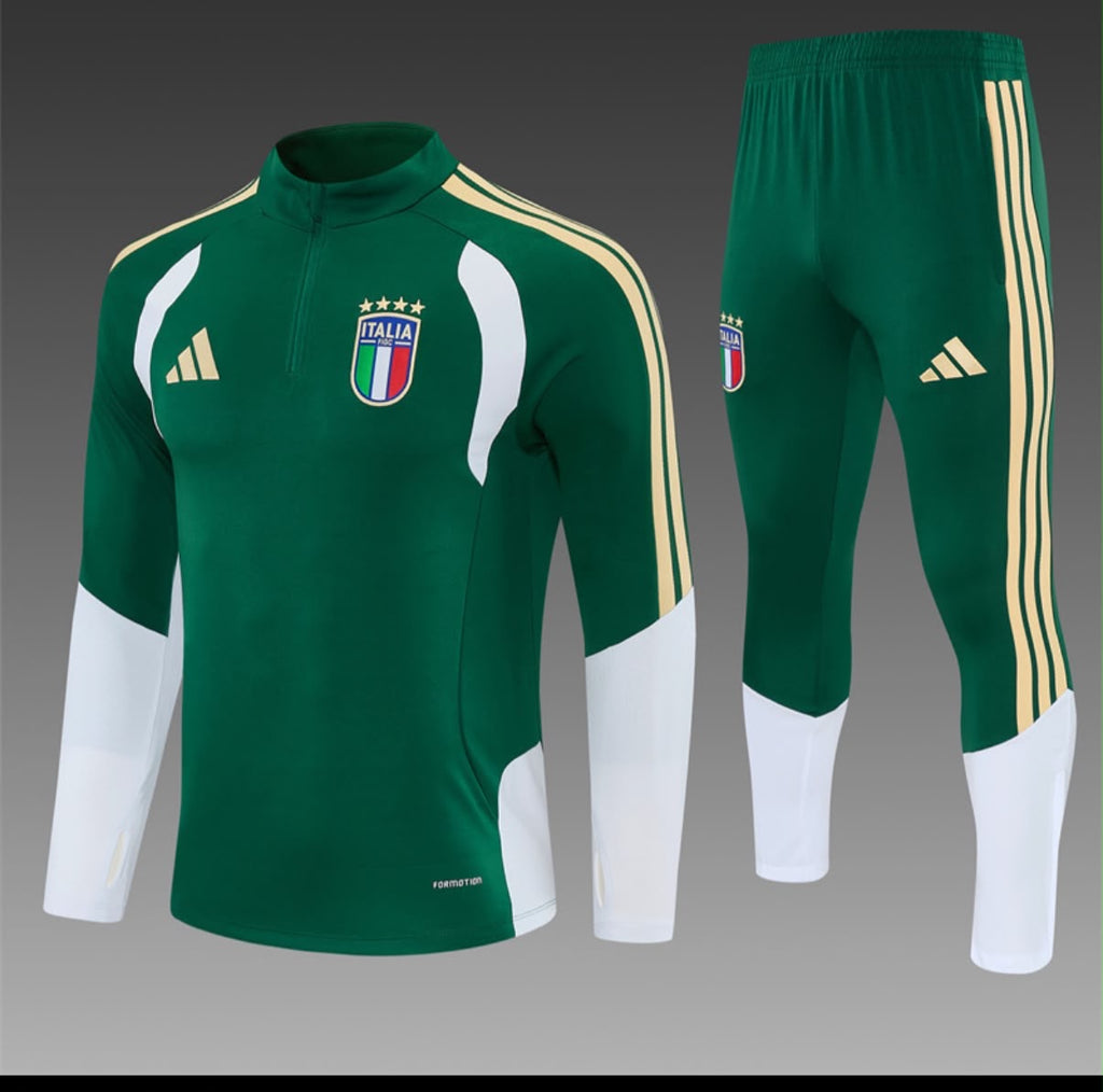Survêtement Italie vert et blanc - vue produit