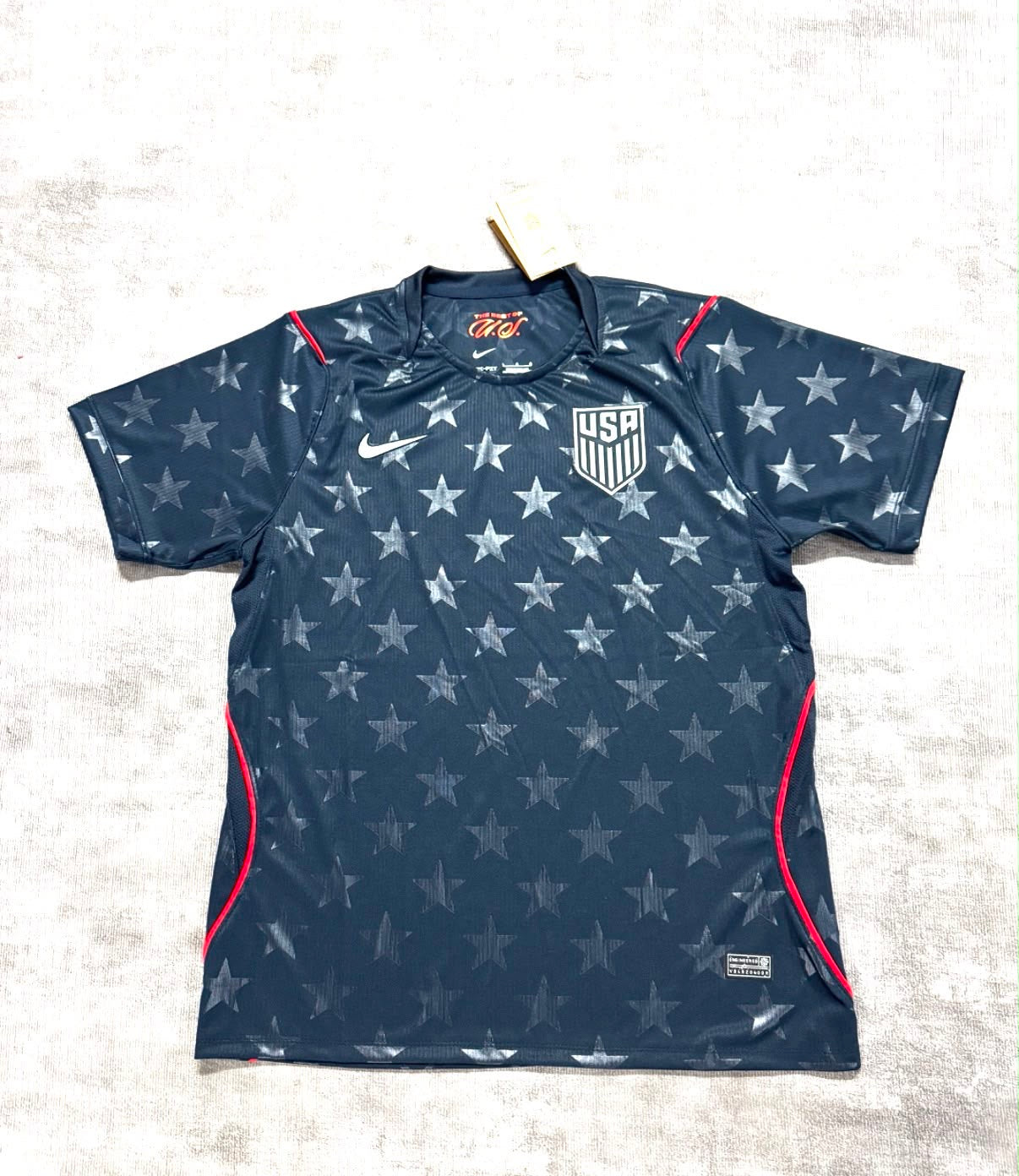 Maillot extérieur USA 2026 bleu marine - face